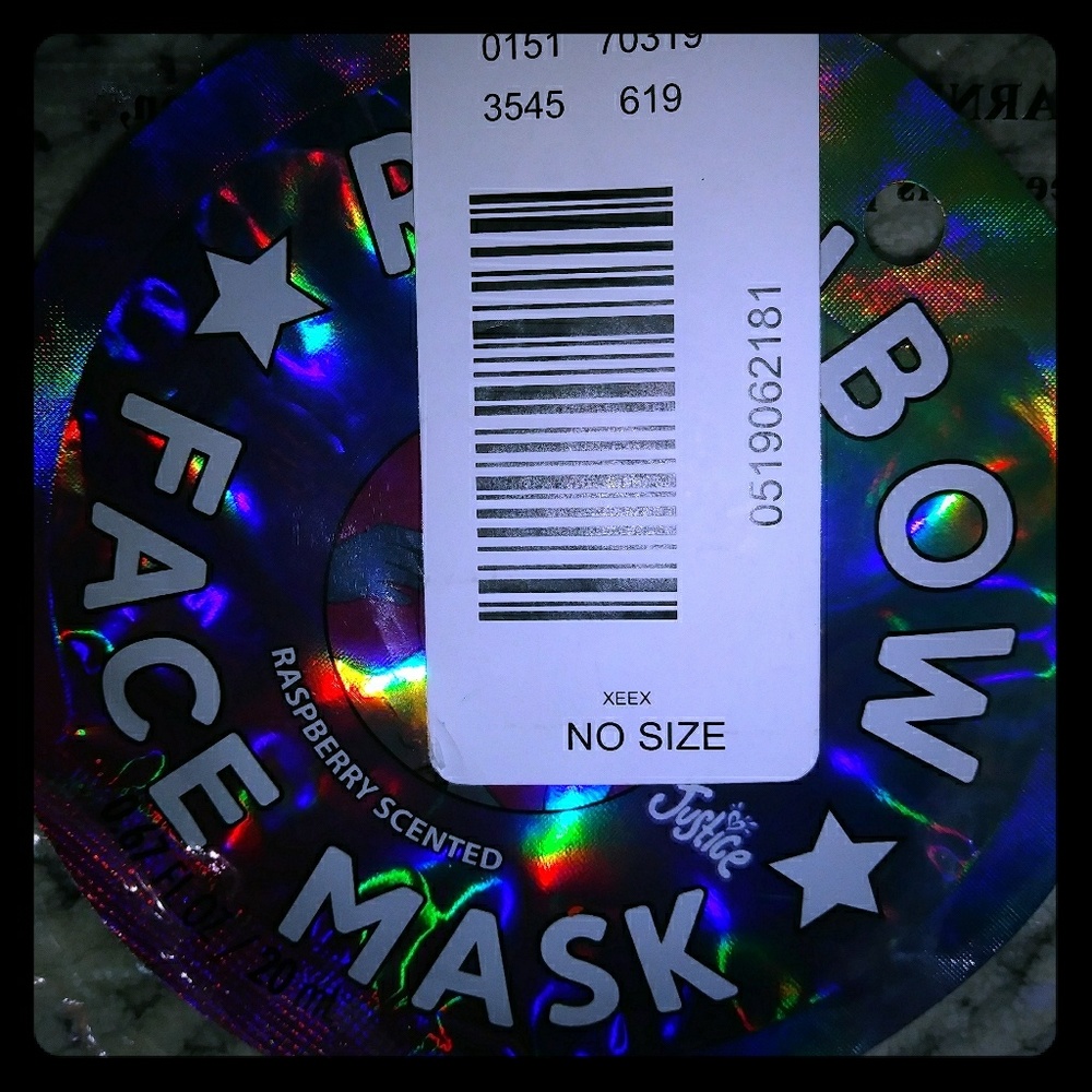 NWT RAINBOW FACIAL MASK